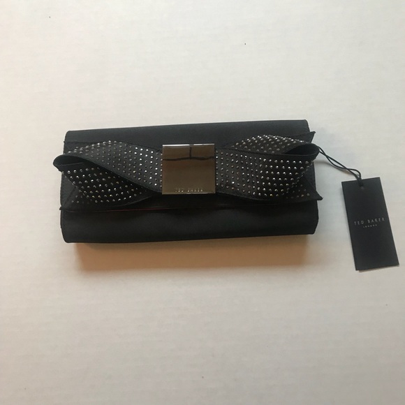 Ted Baker London | Black Clutch | Bow | Jewels - Picture 2 of 7